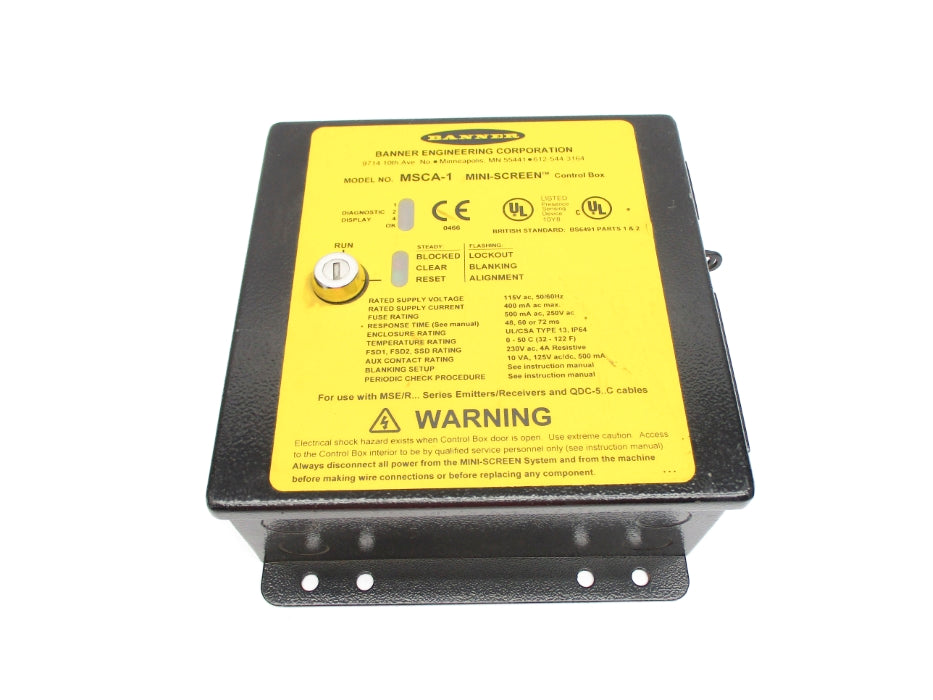 BANNER ENGINEERING MSCA-1 (AS PICTURED) NSNP