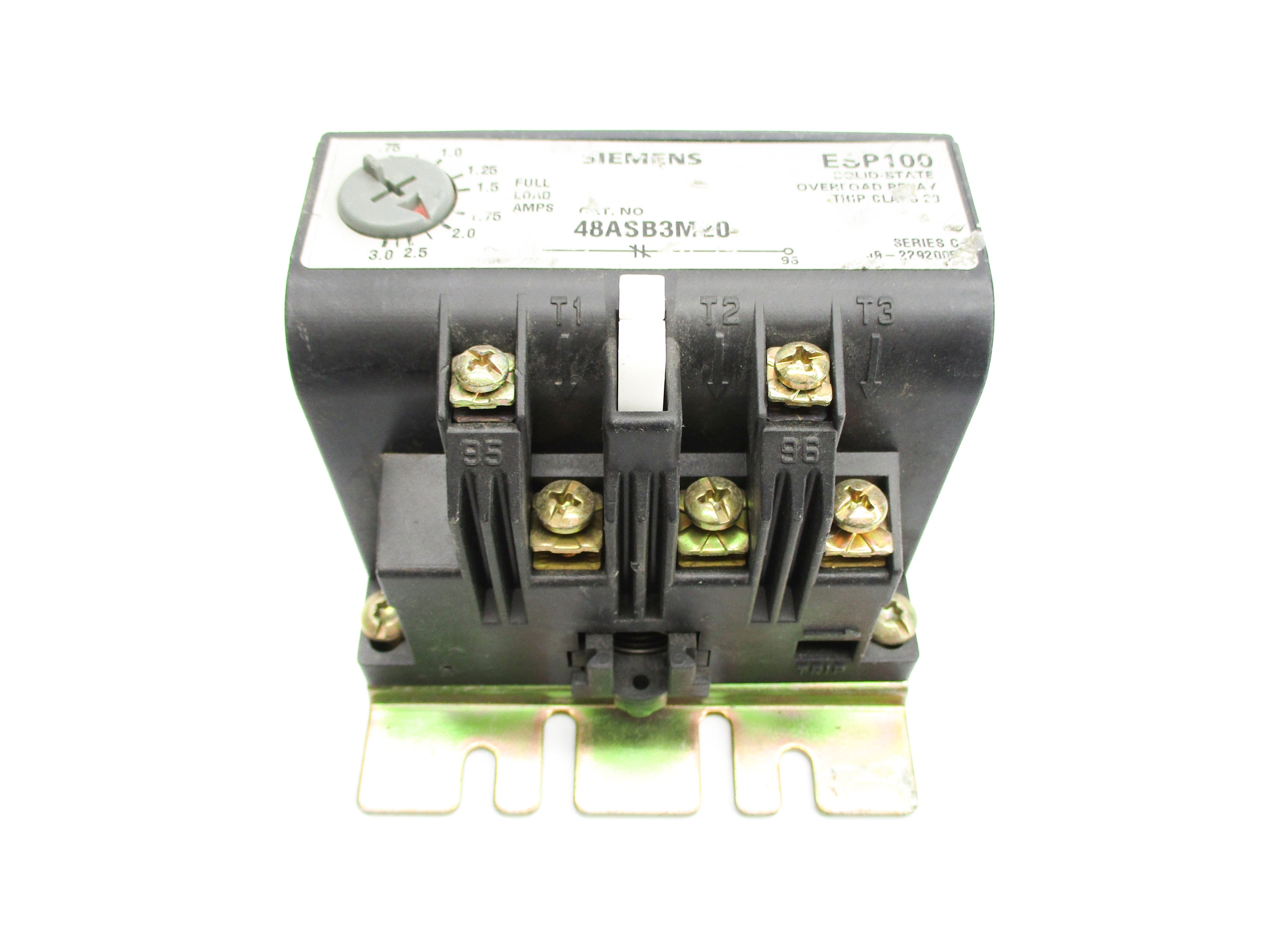 SIEMENS 48ASB3M20 0.75-3A 600VAC (AS PICTURED) UNMP
