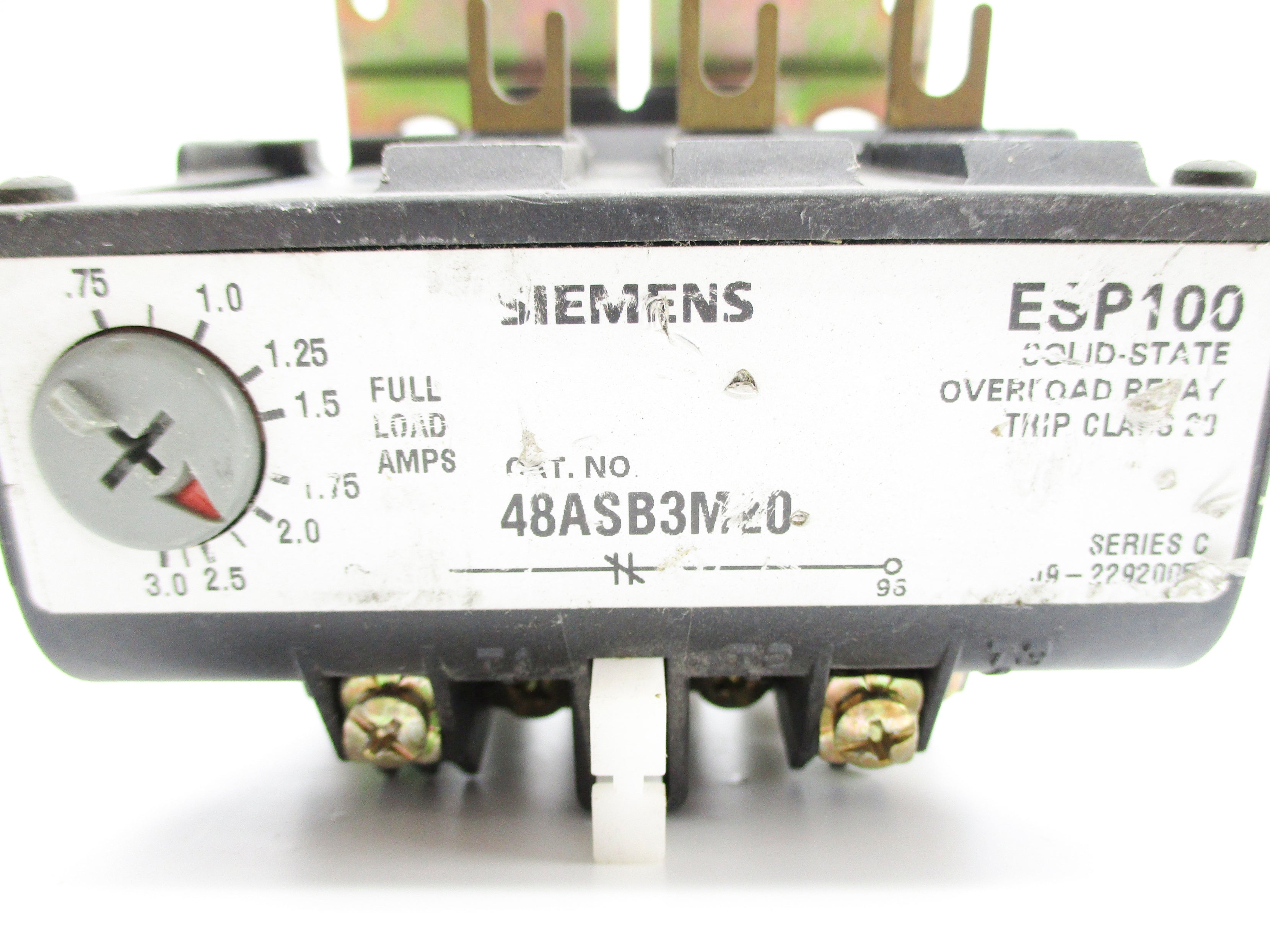 SIEMENS 48ASB3M20 0.75-3A 600VAC (AS PICTURED) UNMP