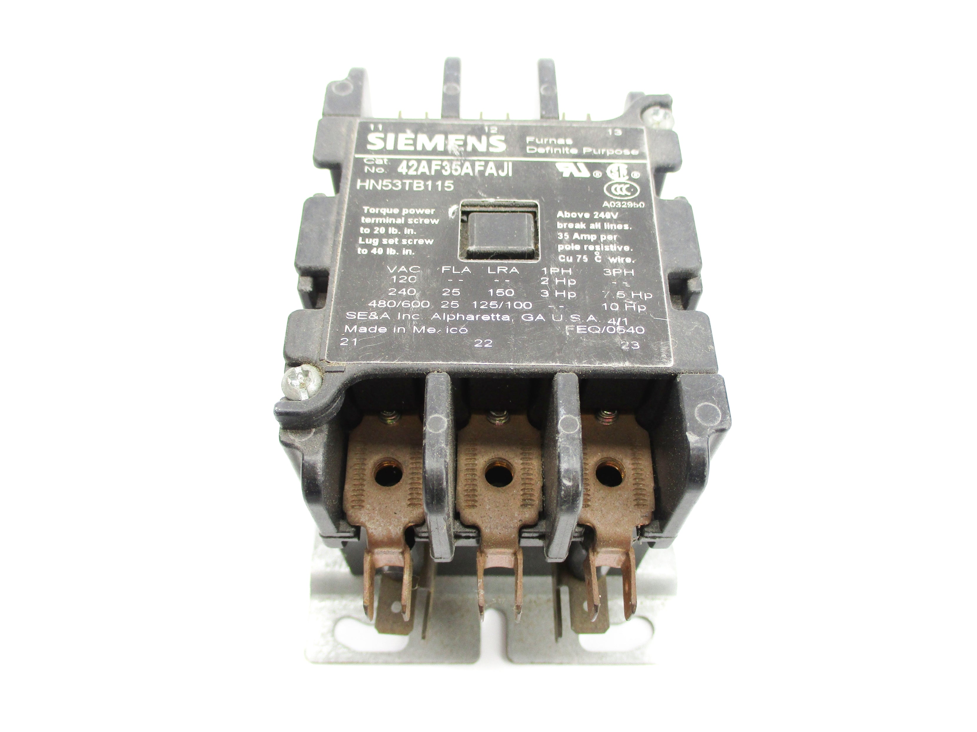 SIEMENS 42AF35AFAJI 120V UNMP