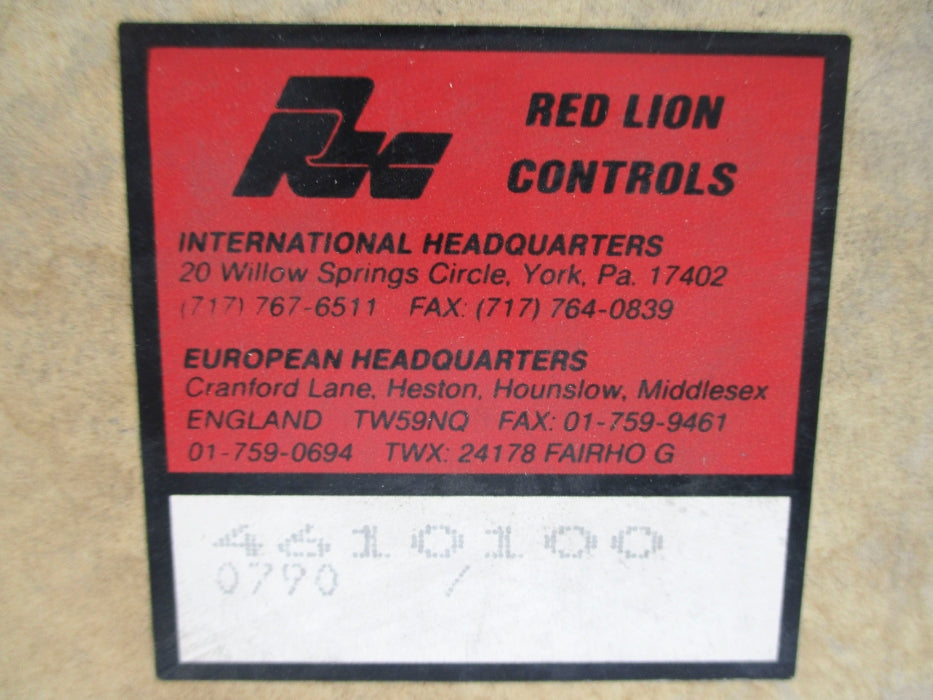 RED LION CONTROLS 4610100 NSMP
