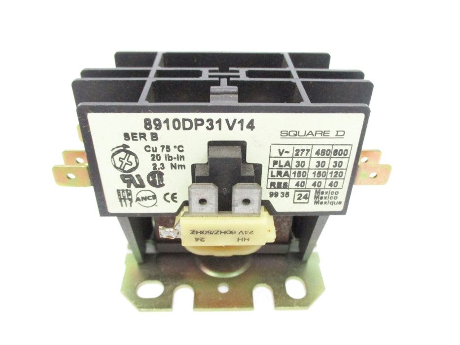 SQUARE D 8910DP31V14 SER. B 24V NSMP