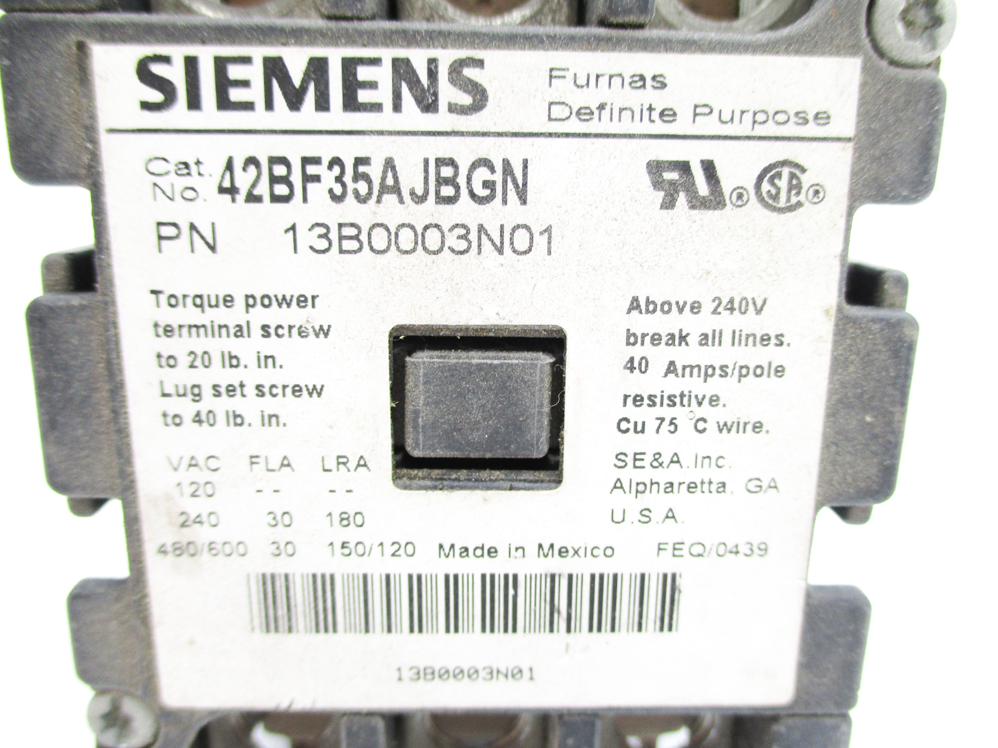 SIEMENS 42BF35AJBGN 24V UNMP