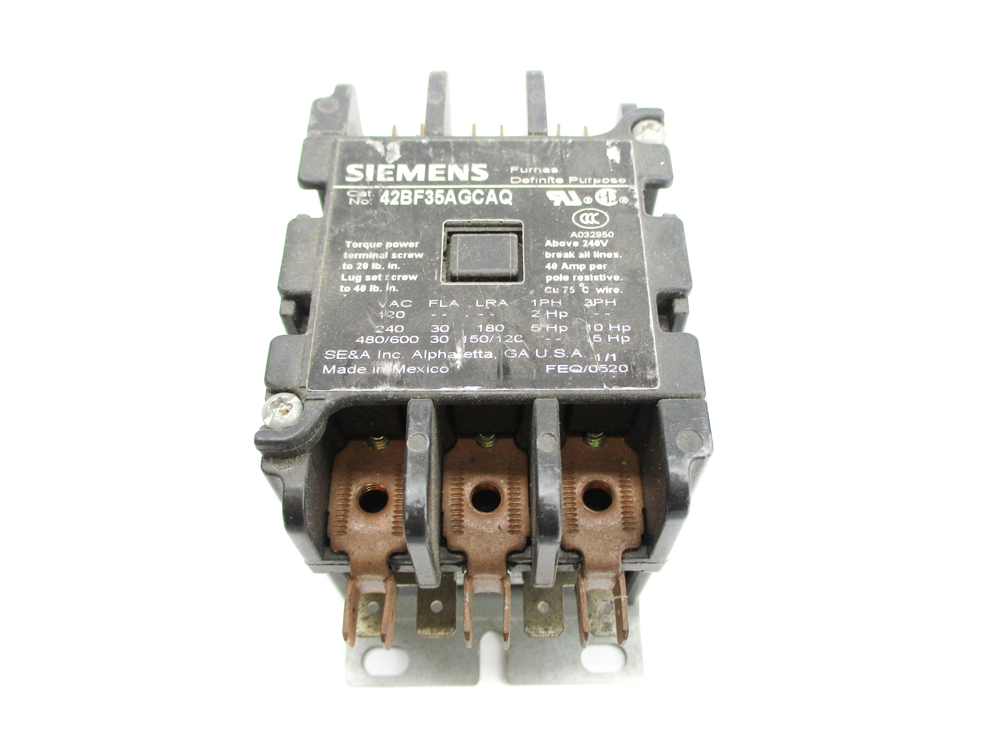 SIEMENS 42BF35AGCAQ 240V UNMP