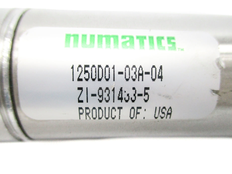 NUMATICS 1250D01-03A-04 NSNP