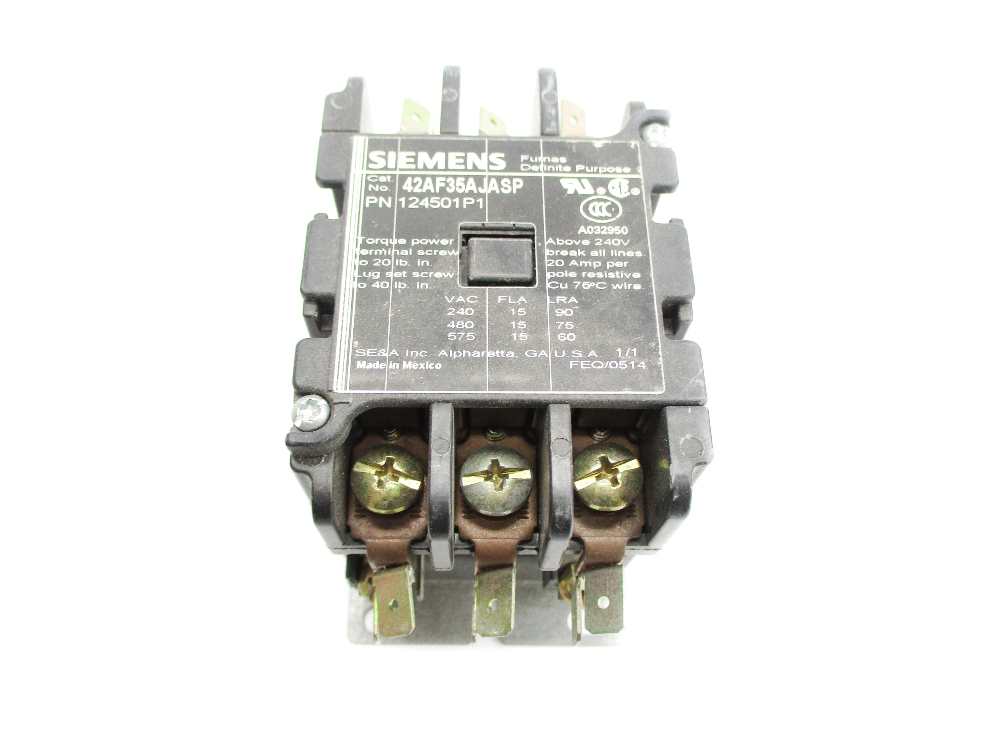 SIEMENS 42AF35AJASP 24V UNMP