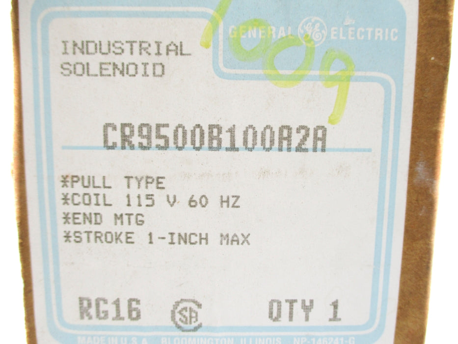 GENERAL ELECTRIC CR9500B100A2A 115V NSMP