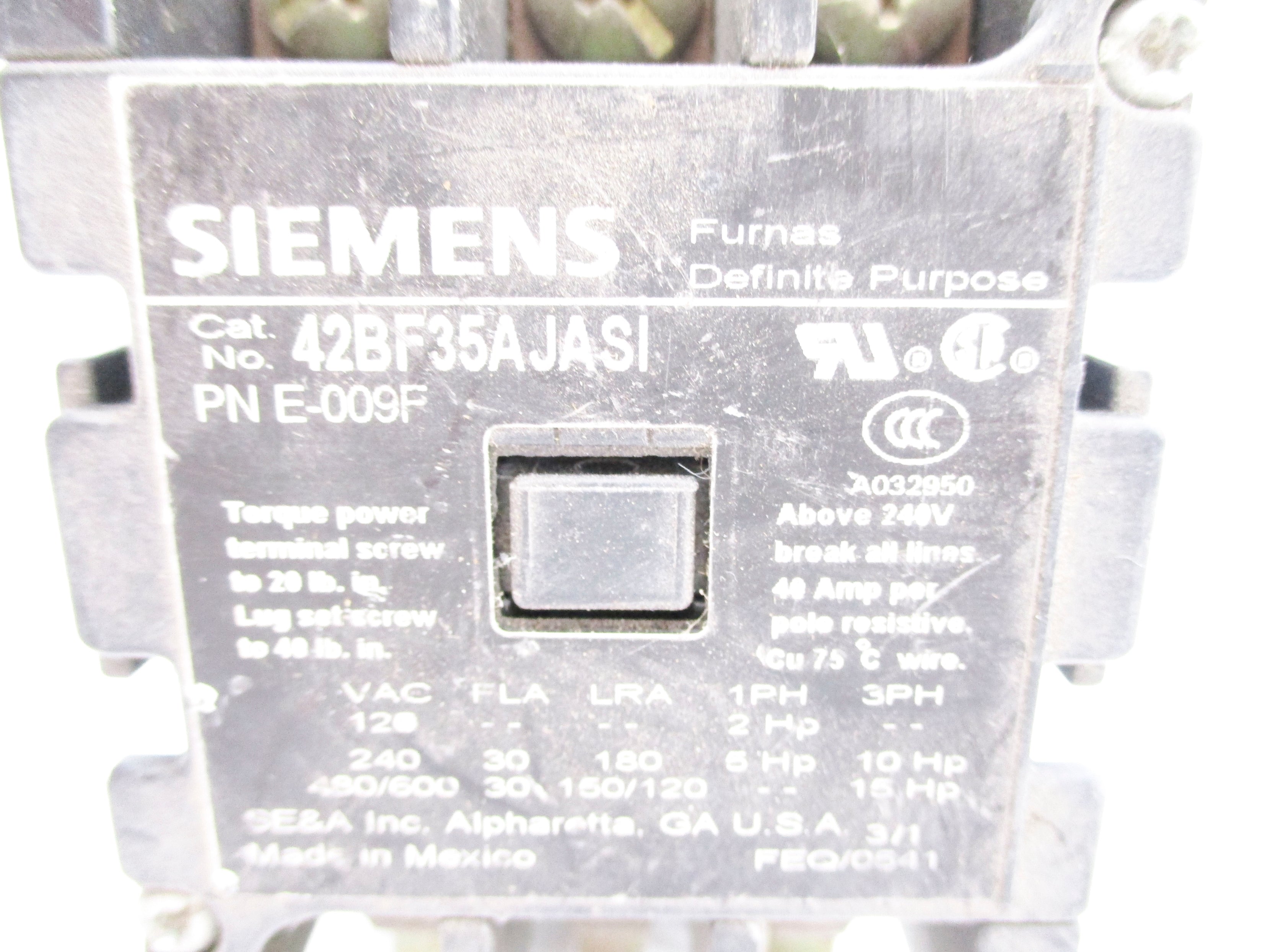 SIEMENS 42BF35AJASI 24V UNMP