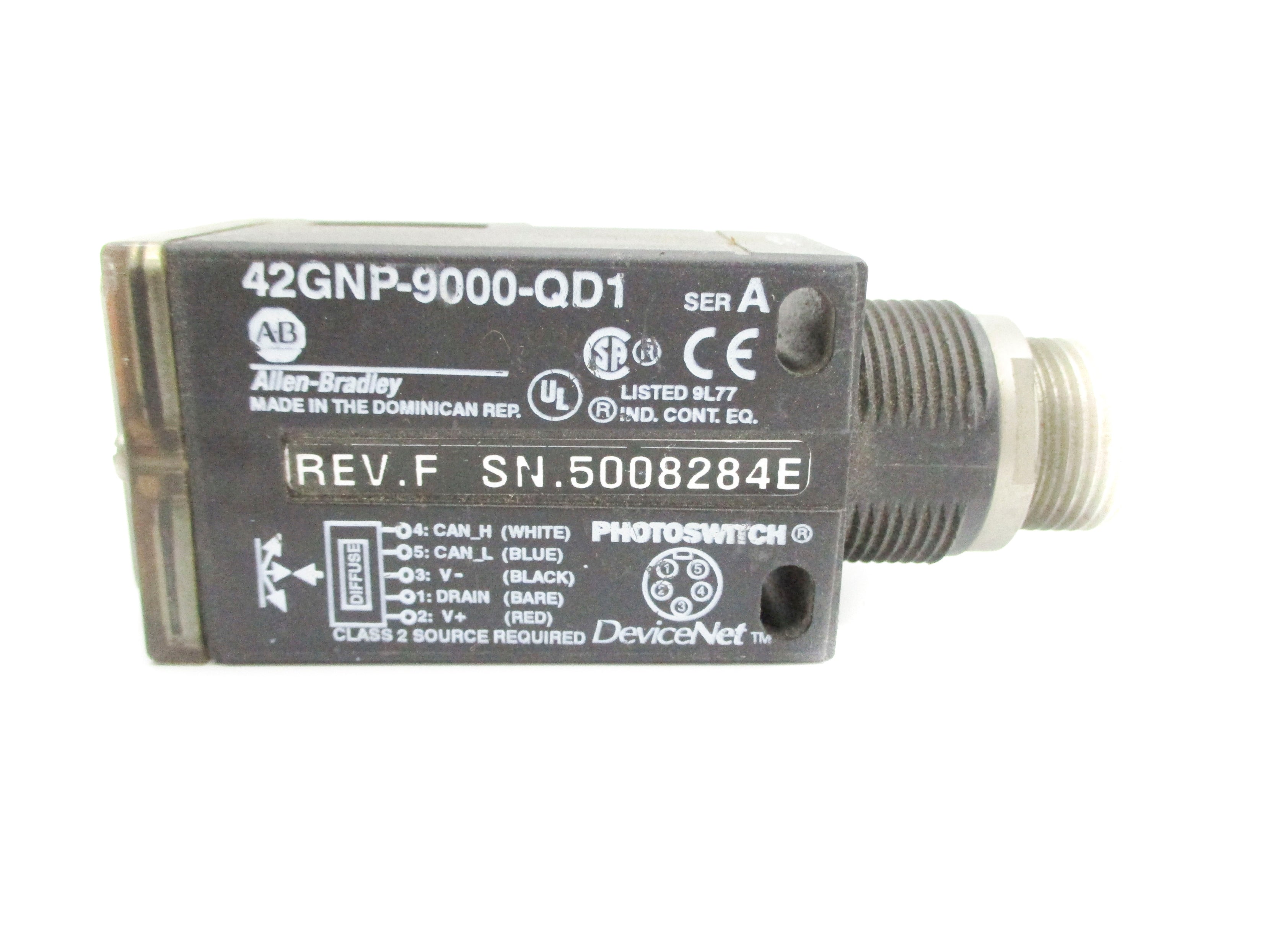 ALLEN BRADLEY 42GNP-9000-QD1 SER. A UNMP