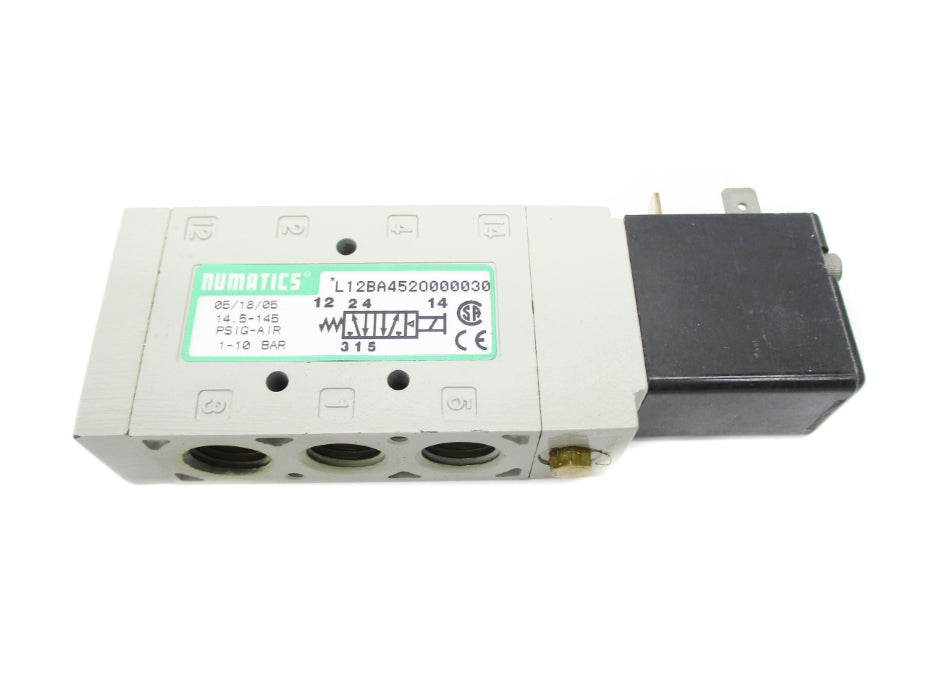 NUMATICS L12BA452O000030 14.5-145PSIG 100-115/50 110-120/60 UNMP