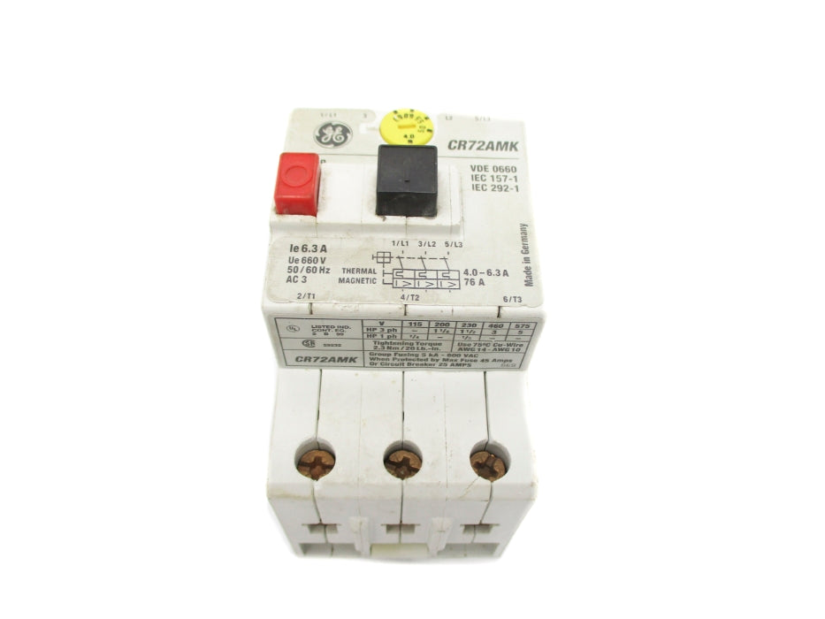 GENERAL ELECTRIC CR72AMK 4.0-6.3A 660V UNMP