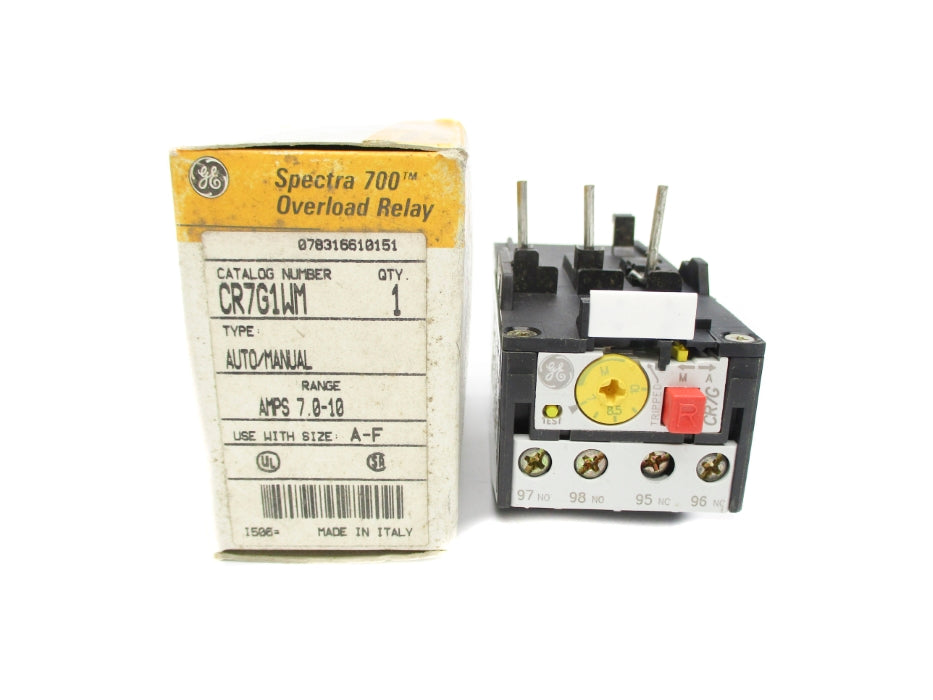 GENERAL ELECTRIC CR7G1WM 7.0-10A 660V NSMP