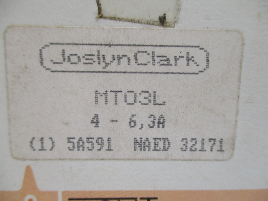 JOSLYN CLARK MT03L 4-6.3A 660V NSMP