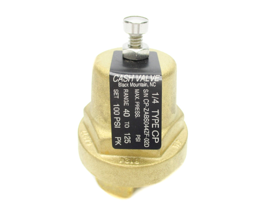 CASH VALVE 1/4-CP 40-125PSI NSNP