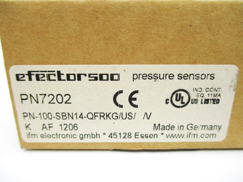 IFM EFECTOR PN-100-SBN14-QFRKG/US/V PN7202 18-36VDC 4350PSI NSMP