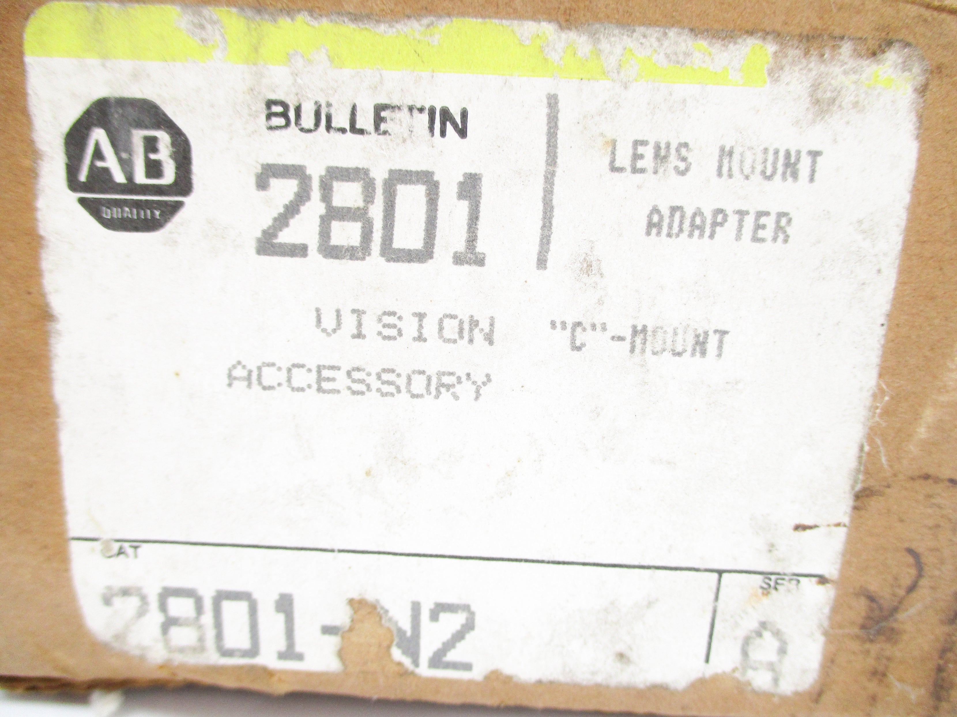 ALLEN BRADLEY 2801-N2 SER. A (BR/YL) NSMP