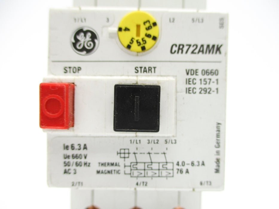 GENERAL ELECTRIC CR72AMK 4.0-6.3A 660V UNMP
