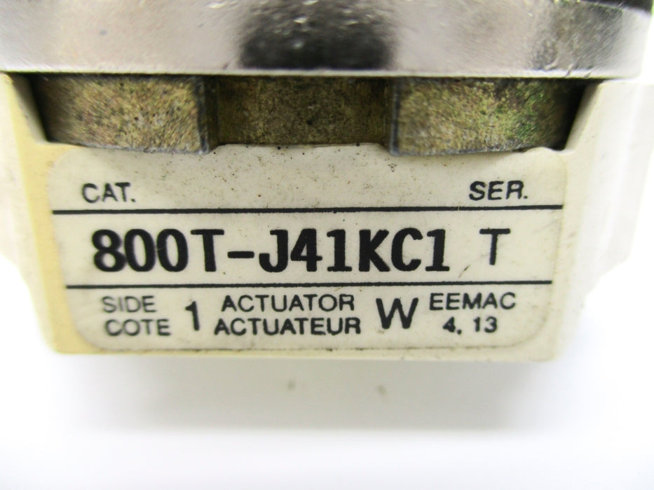 INDUSTRIAL SPARE PART 800T-J41KC1 SER. T (NO KEY) UNMP
