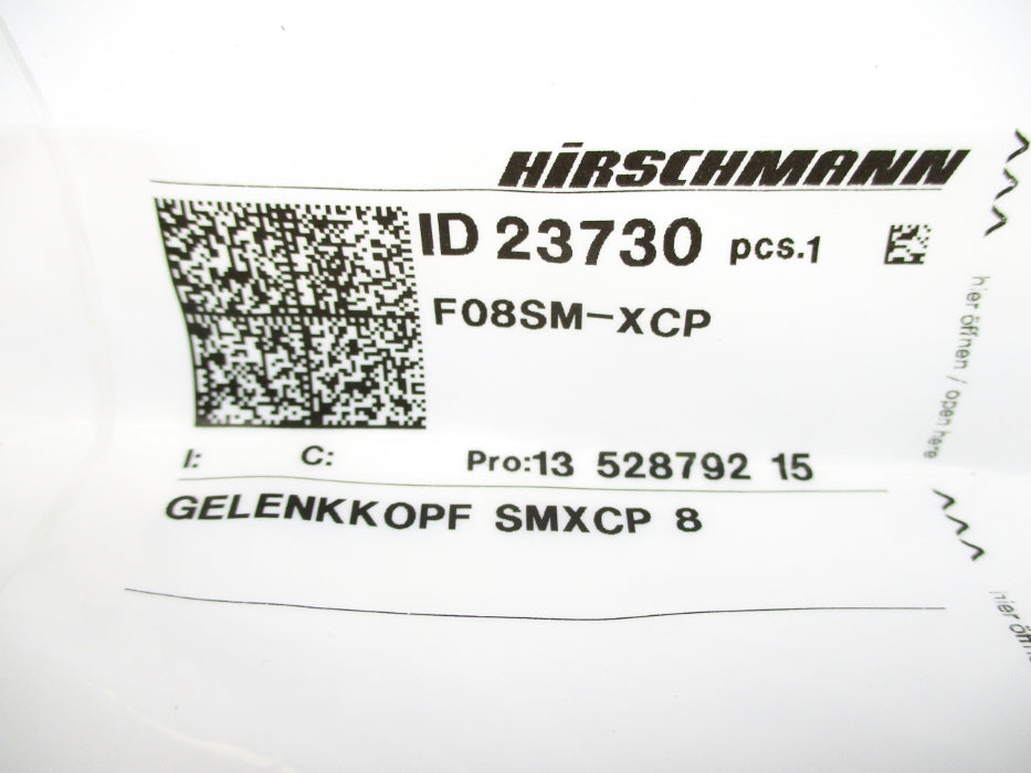 HIRSCHMANN F08SM-XCP 23730 NSMP