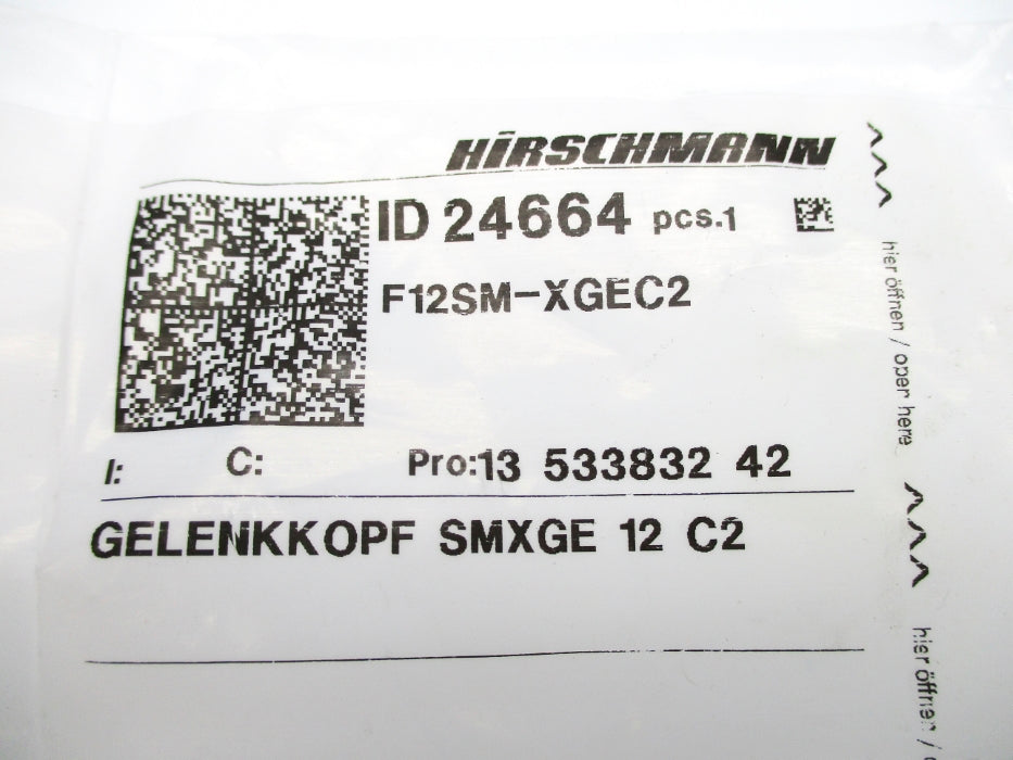 HIRSCHMANN F12SM-XGEC2 24664 NSMP