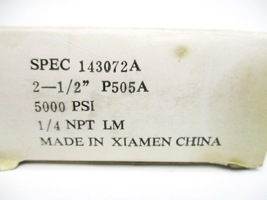 AMETEK 143072A 0-5000PSI NSMP