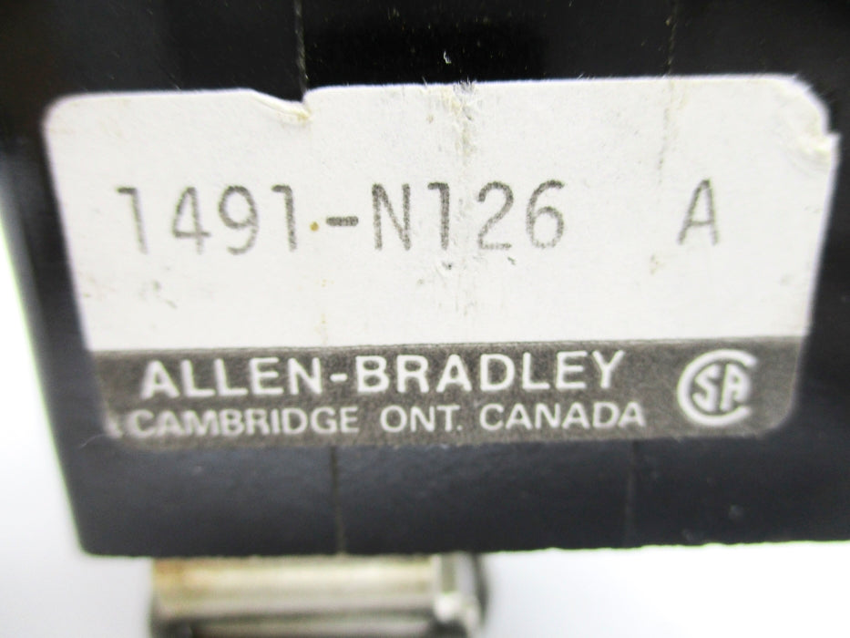 ALLEN BRADLEY 1491-N126 SER. A NSNP
