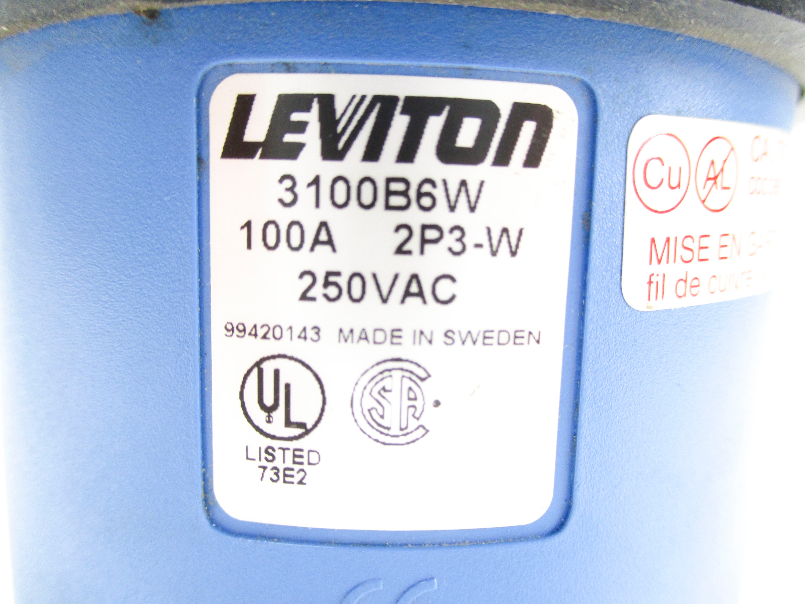 LEVITON 3100B6W (AS PICTURED) NSNP