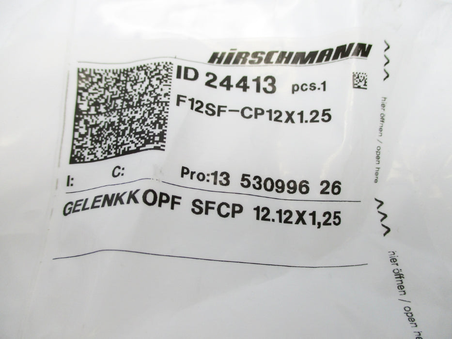 HIRSCHMANN F12SF-CP12X1.25 24413 NSMP
