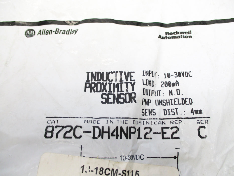 INDUSTRIAL SPARE PART 872C-DH4NP12-E2 SER. C NSMP