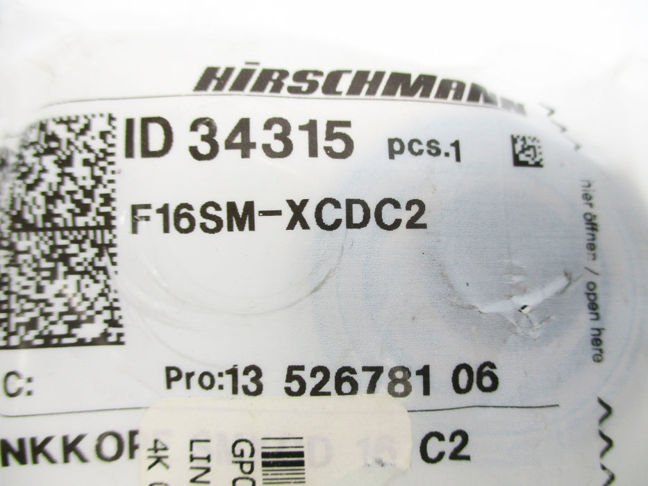 HIRSCHMANN F16SM-XCDC2 34315 NSMP