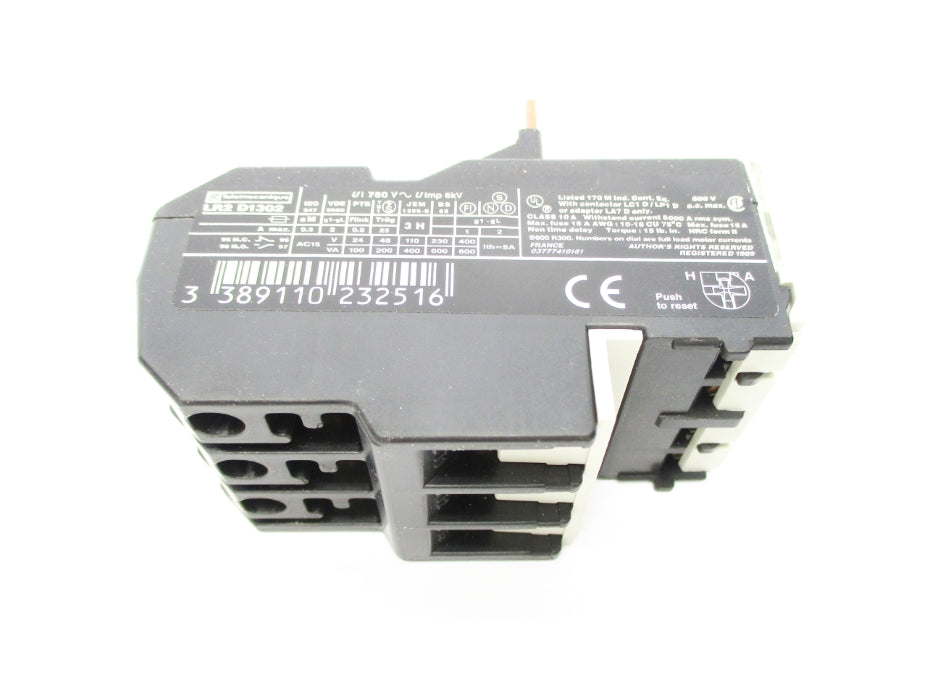 TELEMECANIQUE LR2D1302 600V 0.16-0.25A NSMP