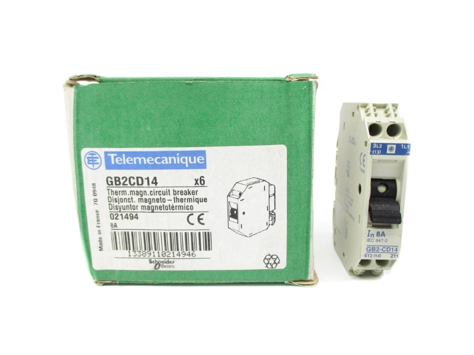 TELEMECANIQUE GB2CD14 8A (PKG OF 6) NSMP