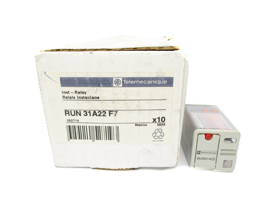 TELEMECANIQUE RUN31A22F7 110VAC 10A (PKG OF 10) NSMP