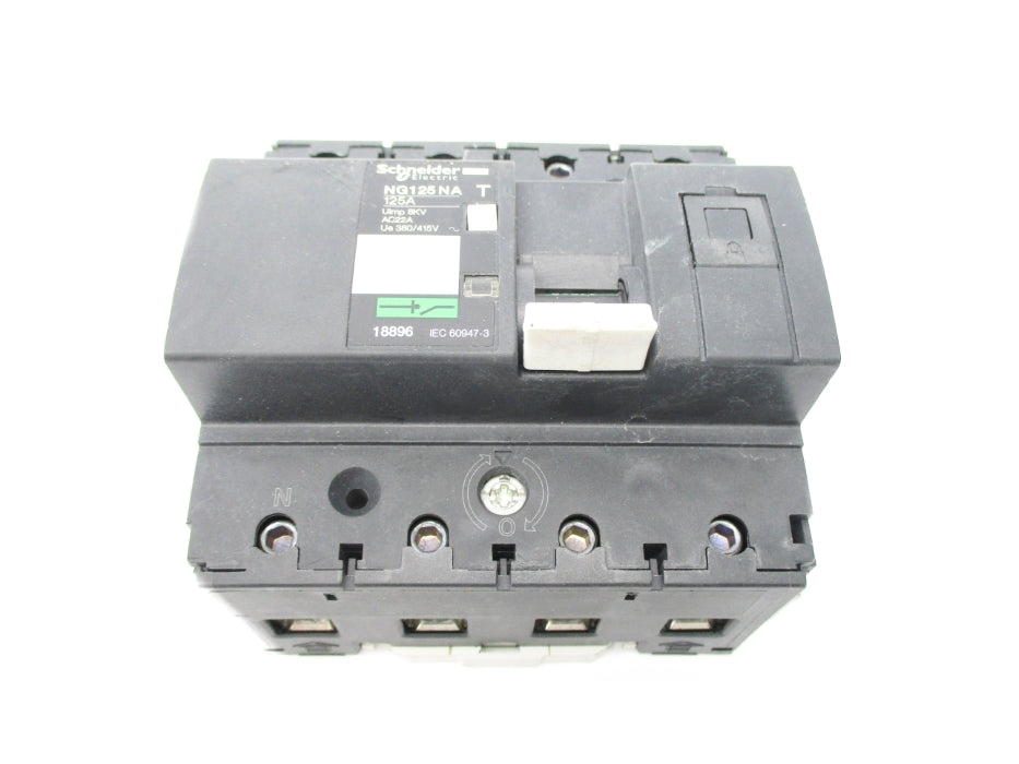 SCHNEIDER ELECTRIC 18896 NG125NA 125A 380/415V UNMP