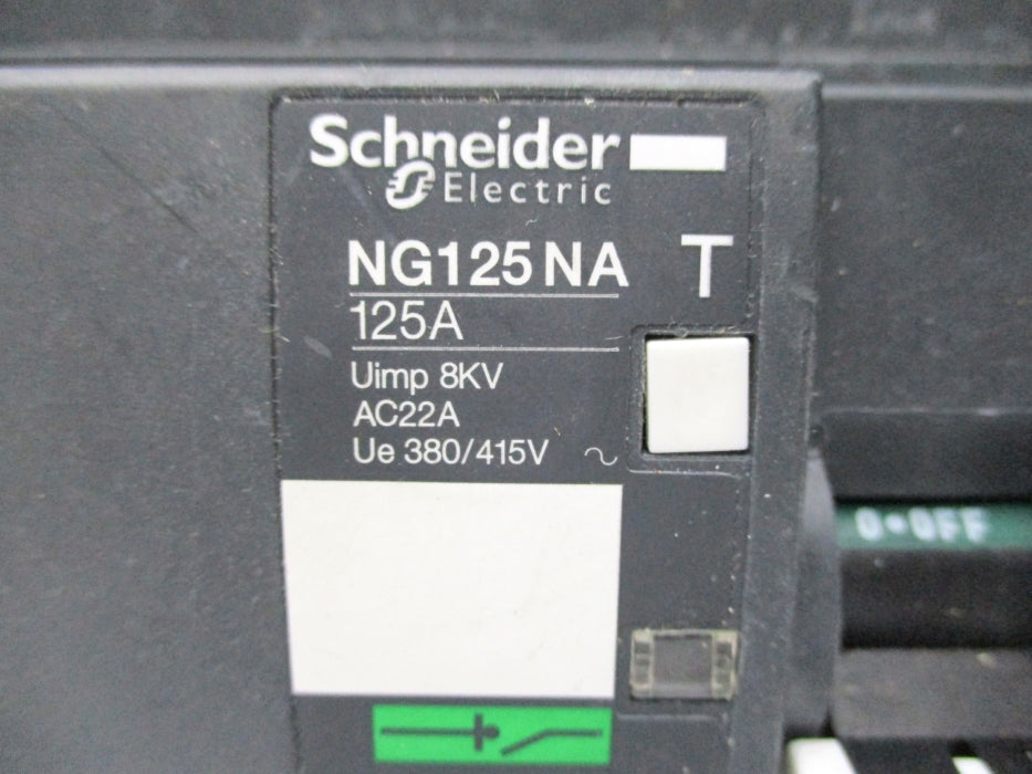 SCHNEIDER ELECTRIC 18896 NG125NA 125A 380/415V UNMP