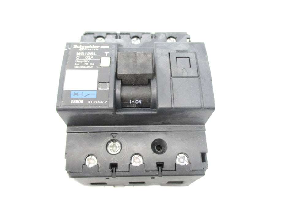 SCHNEIDER ELECTRIC 18806 NG125L 63A 380/415V UNMP