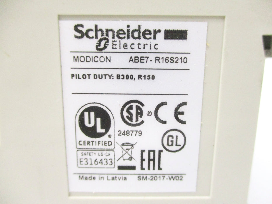 SCHNEIDER ELECTRIC ABE7-R16S210 UNMP