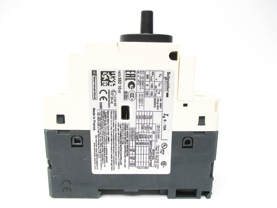SCHNEIDER ELECTRIC GV2-P14 6-10A UNMP