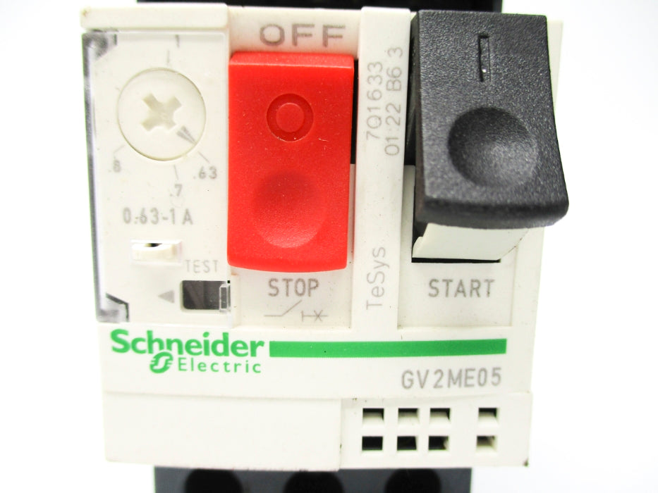 SCHNEIDER ELECTRIC GV2ME05 0.63-1A UNMP