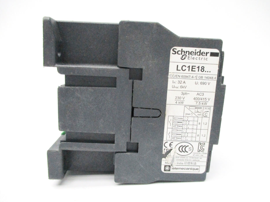SCHNEIDER ELECTRIC LC1E1801Q7 380V UNMP