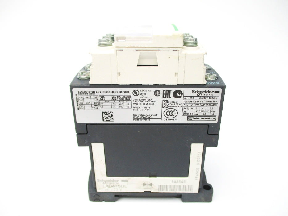 SCHNEIDER ELECTRIC LC1D096ND 60VDC UNMP