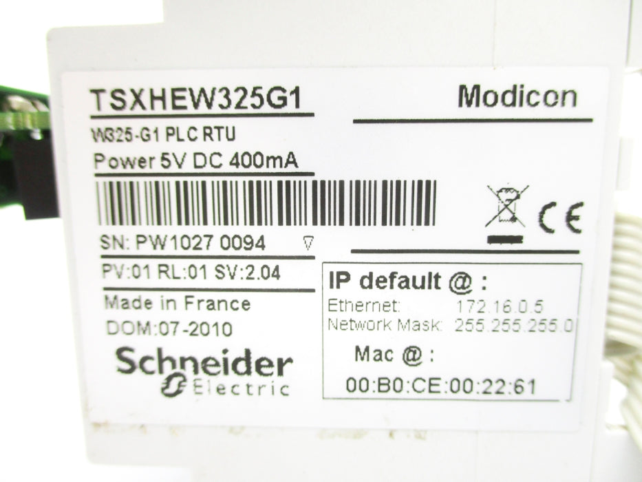SCHNEIDER ELECTRIC TSXHEW325G1 (AS PICTURED) UNMP