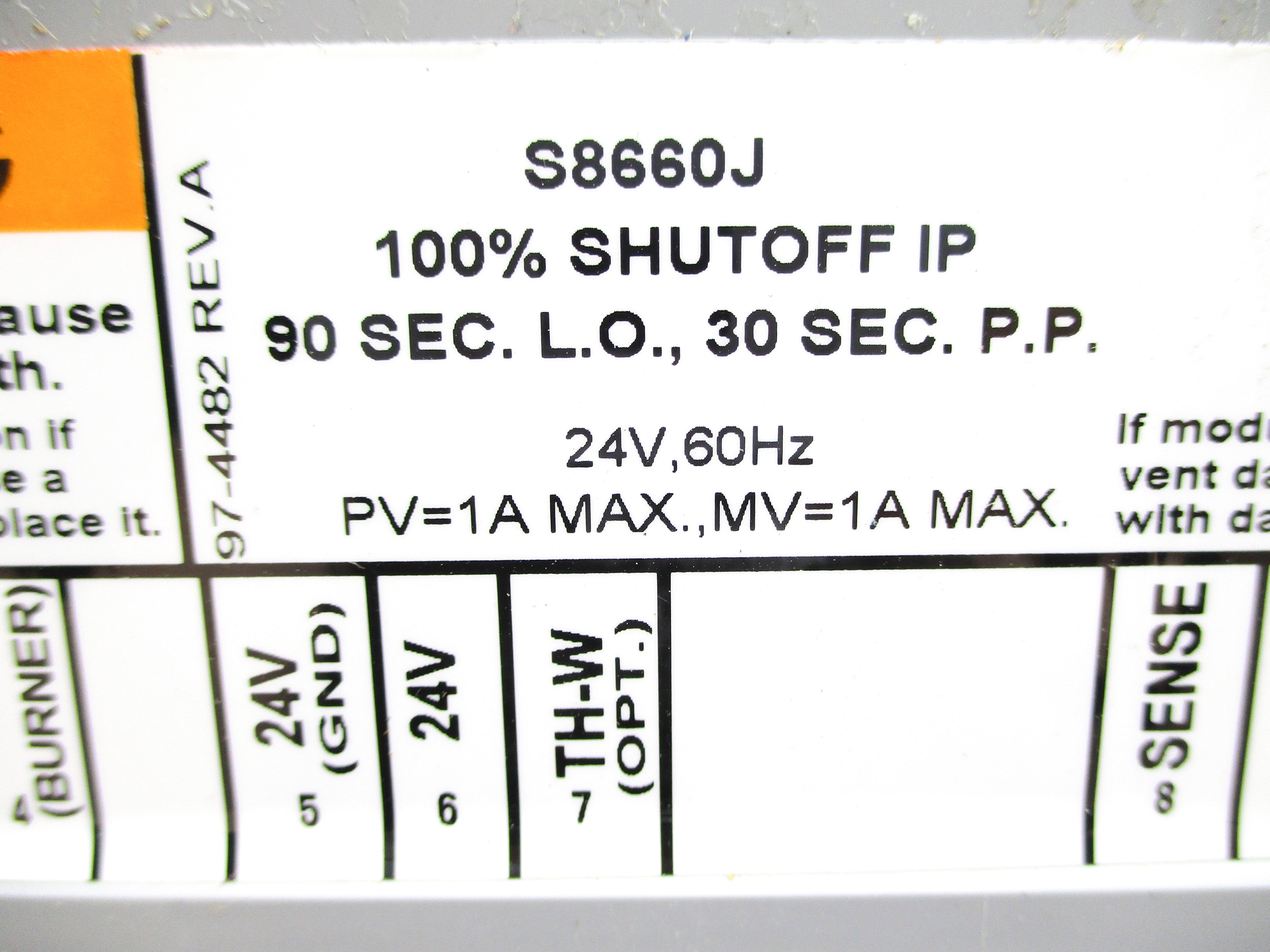 HONEYWELL S8660J NSNP