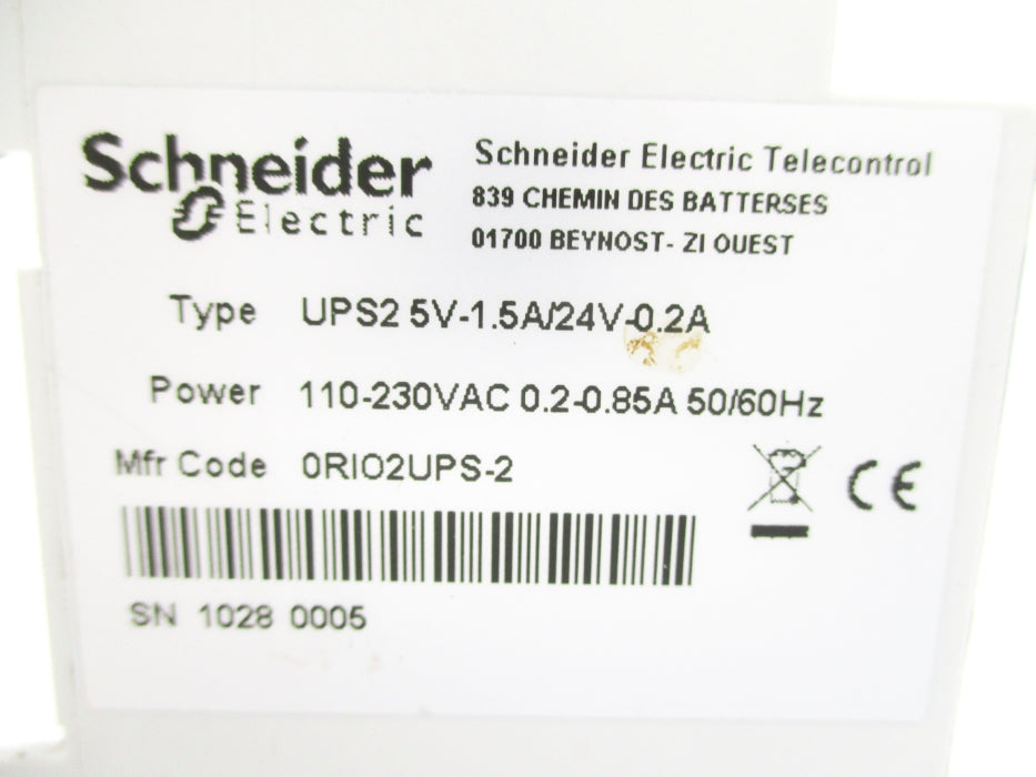 SCHNEIDER ELECTRIC UPS25V-1.5A/24V-0.2A UNMP