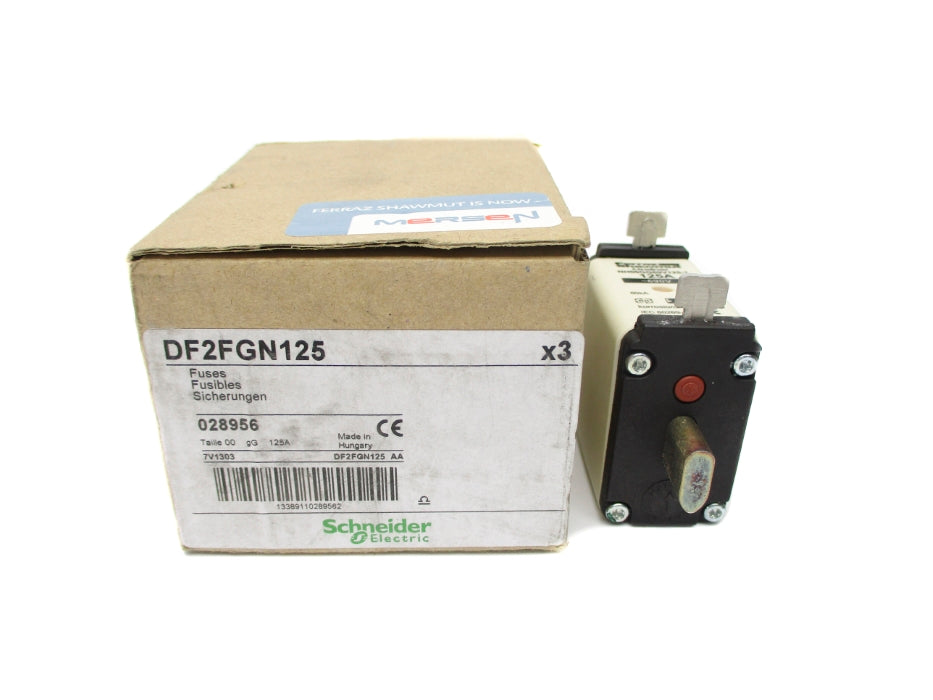 SCHNEIDER ELECTRIC DF2FGN125 125A (PKG OF 3) NSMP