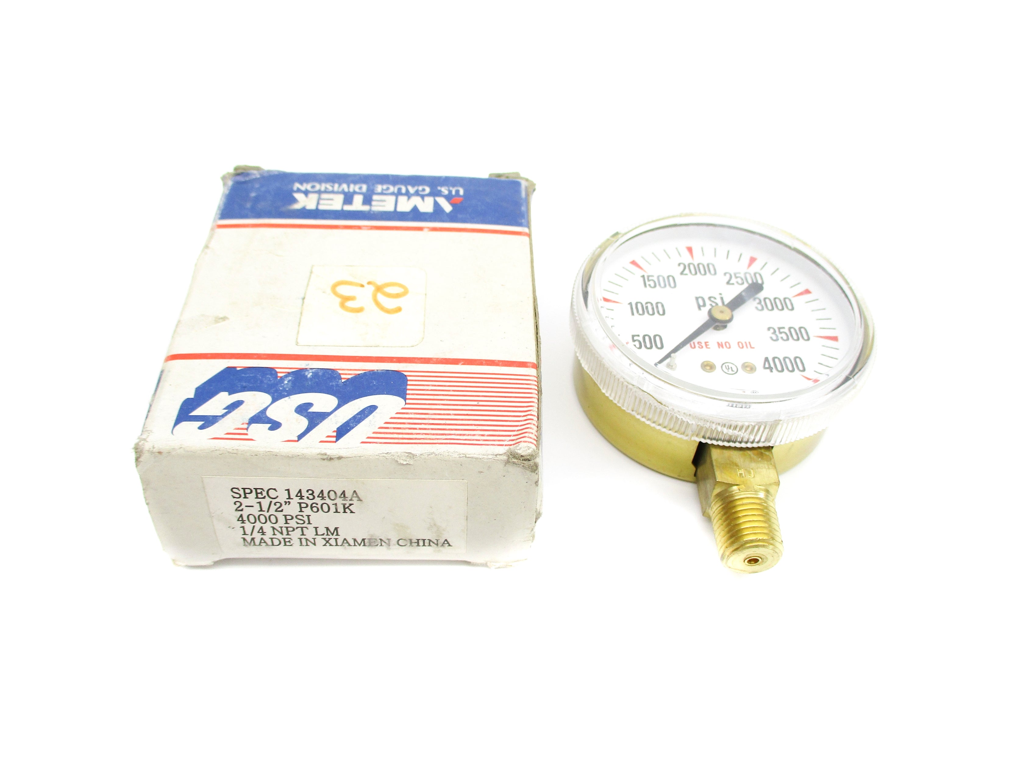 AMETEK 143404A 0-4000PSI NSMP