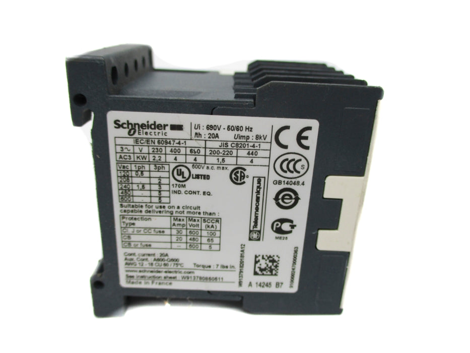 SCHNEIDER ELECTRIC LC1K0910B7 24V UNMP