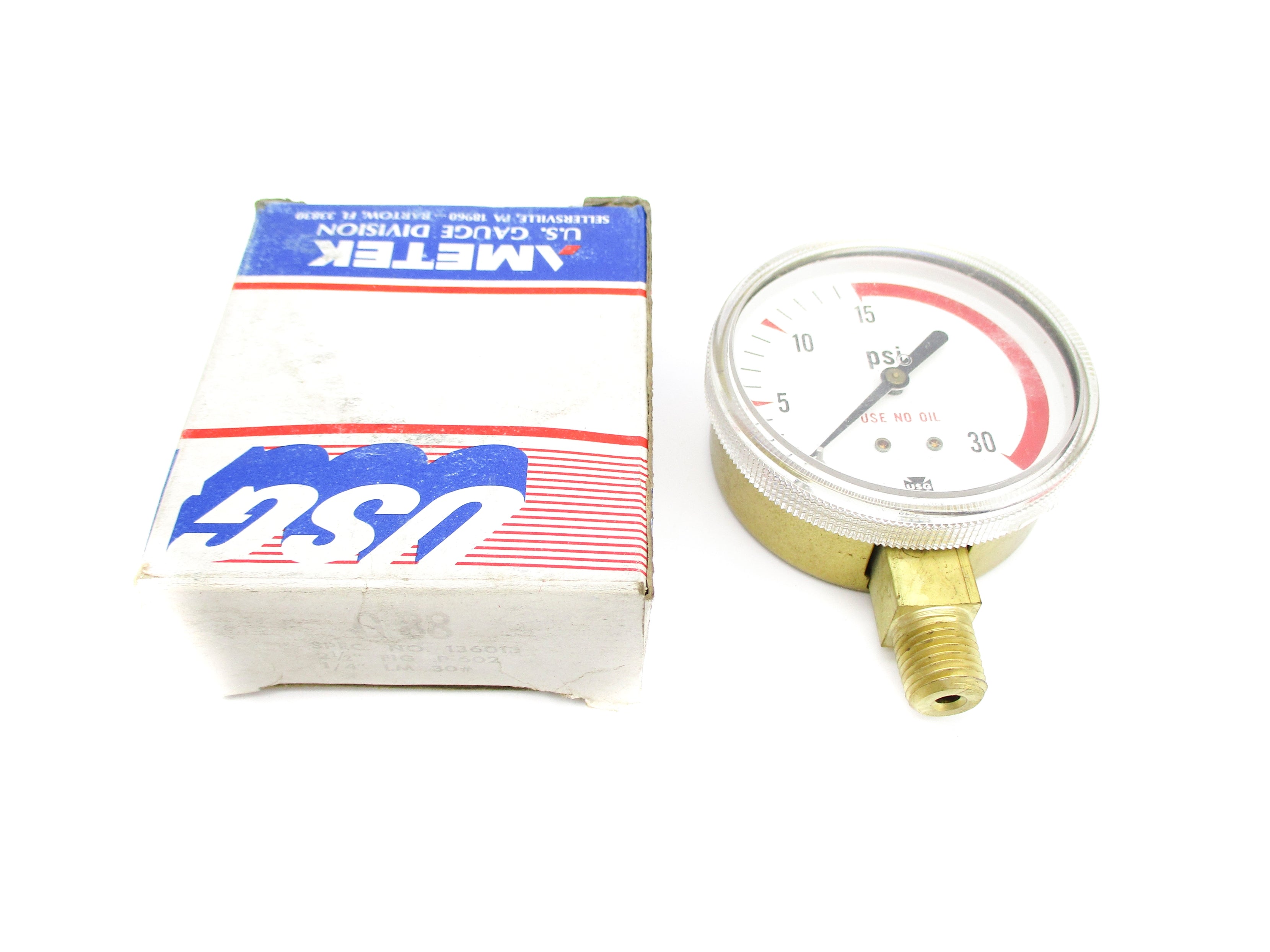 AMETEK 136013 P-602 0-30PSI NSMP