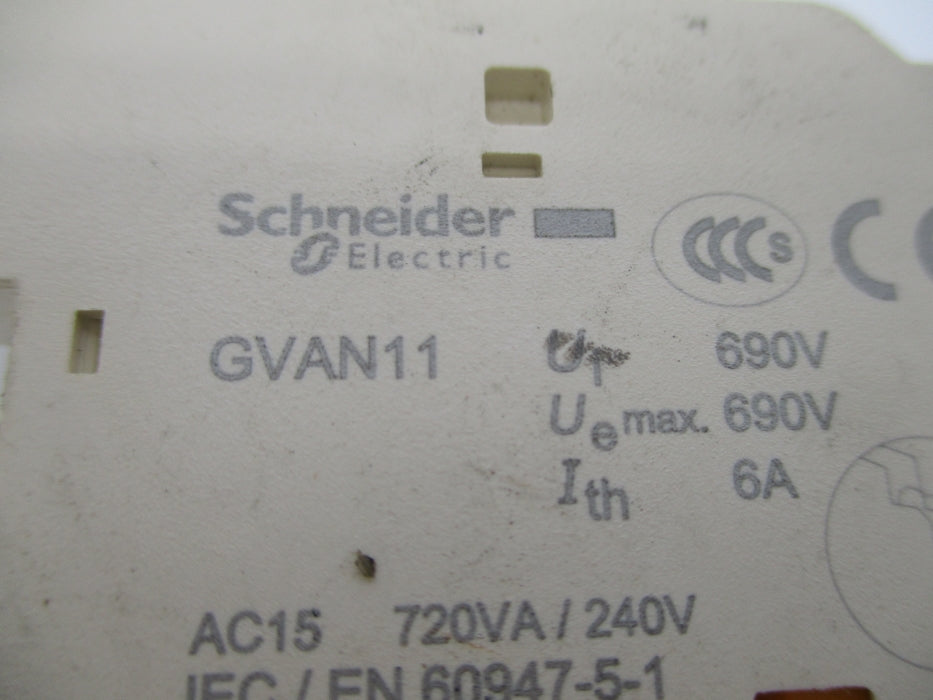 SCHNEIDER ELECTRIC GVAN11 (AS PICTURED) UNMP
