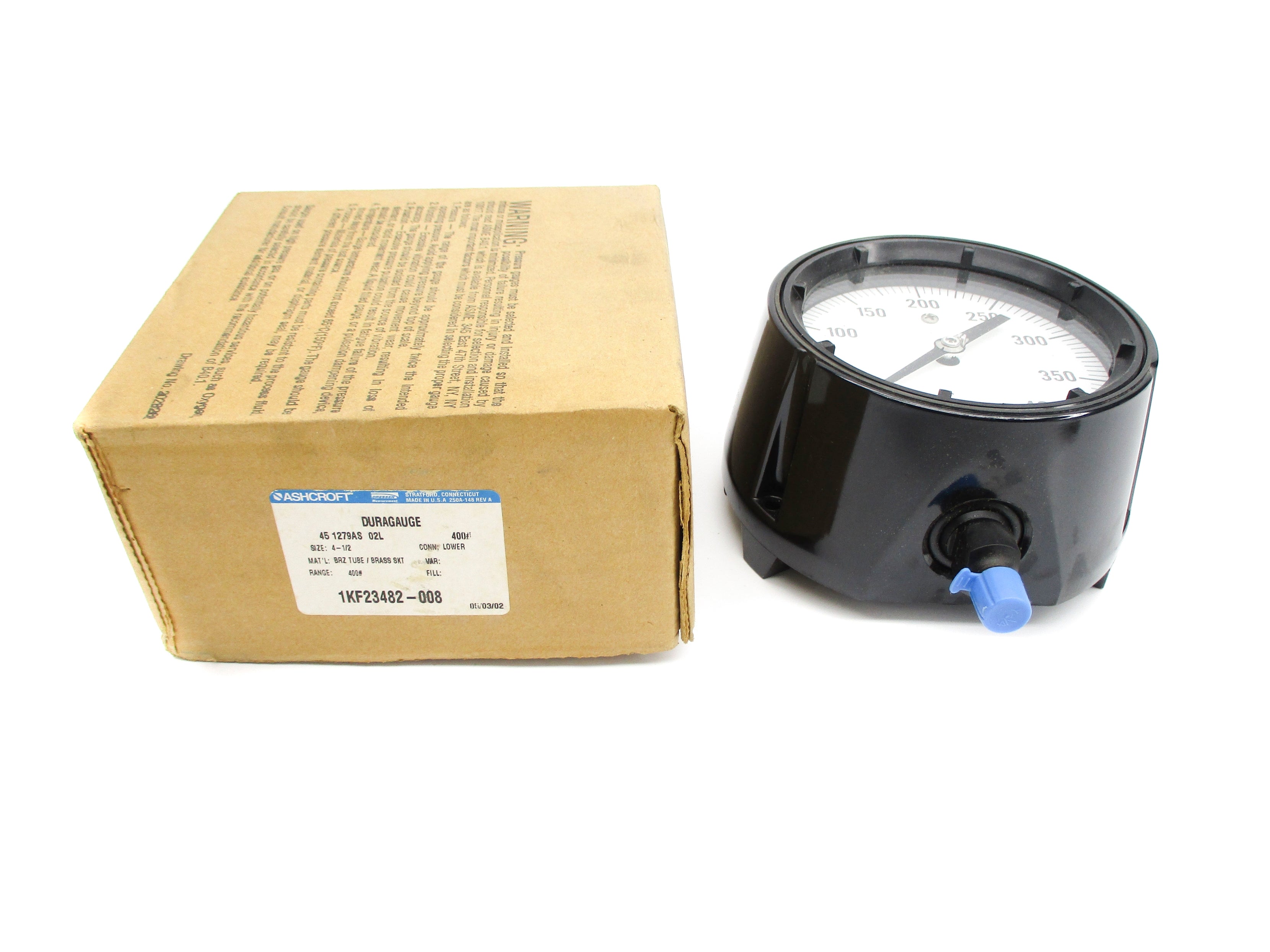 ASHCROFT 451279AS02L400# 0-400PSI NSMP